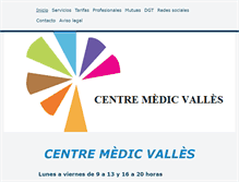 Tablet Screenshot of centremedicvalles.com